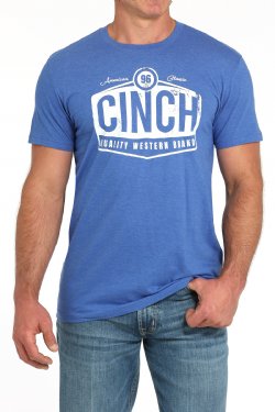 Men's Cinch Western Tee ~ Royal - Henderson's Western Store