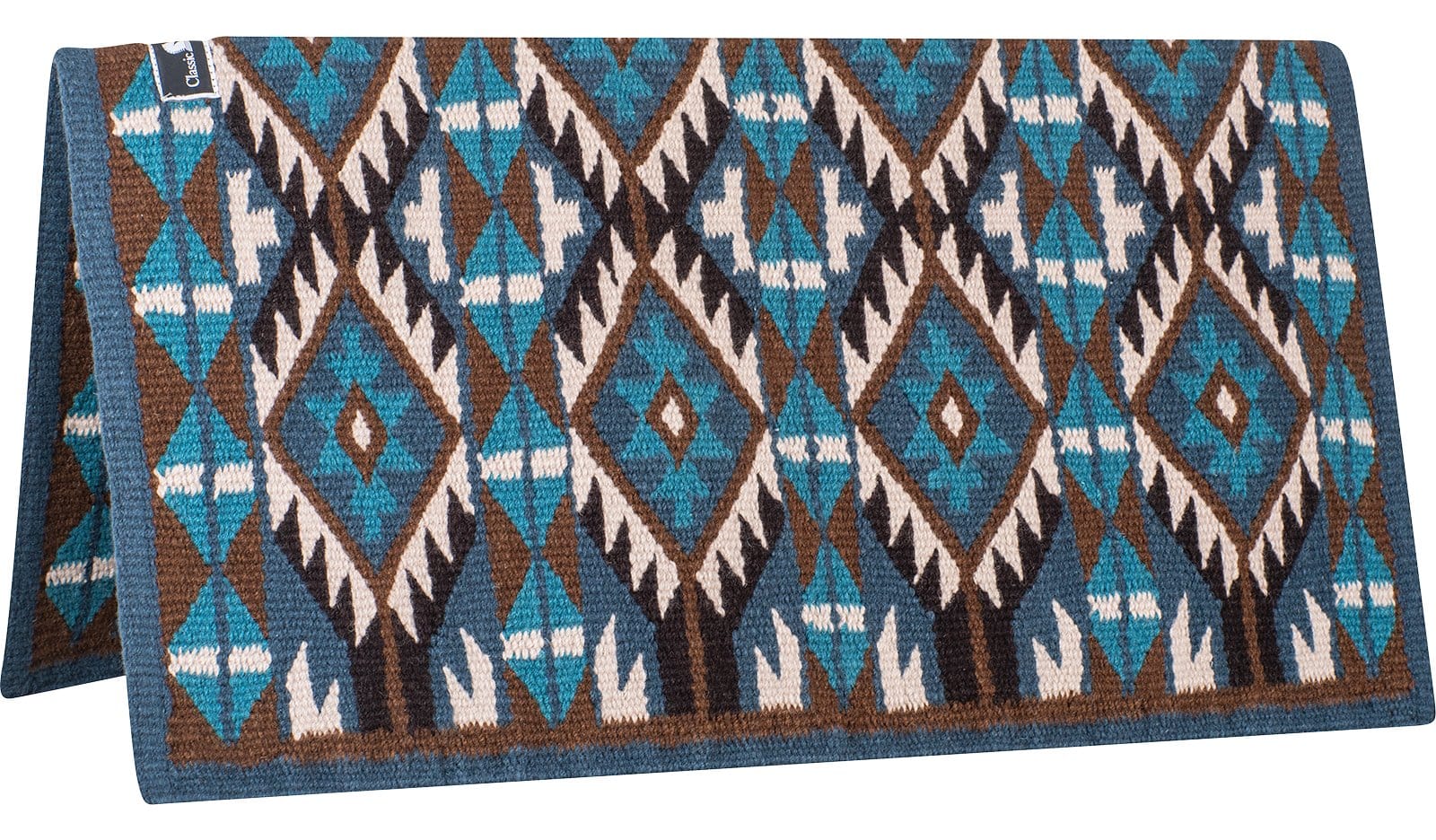 Classic Ranch Pad ~ Navy - Chestnut - Henderson's Western Store