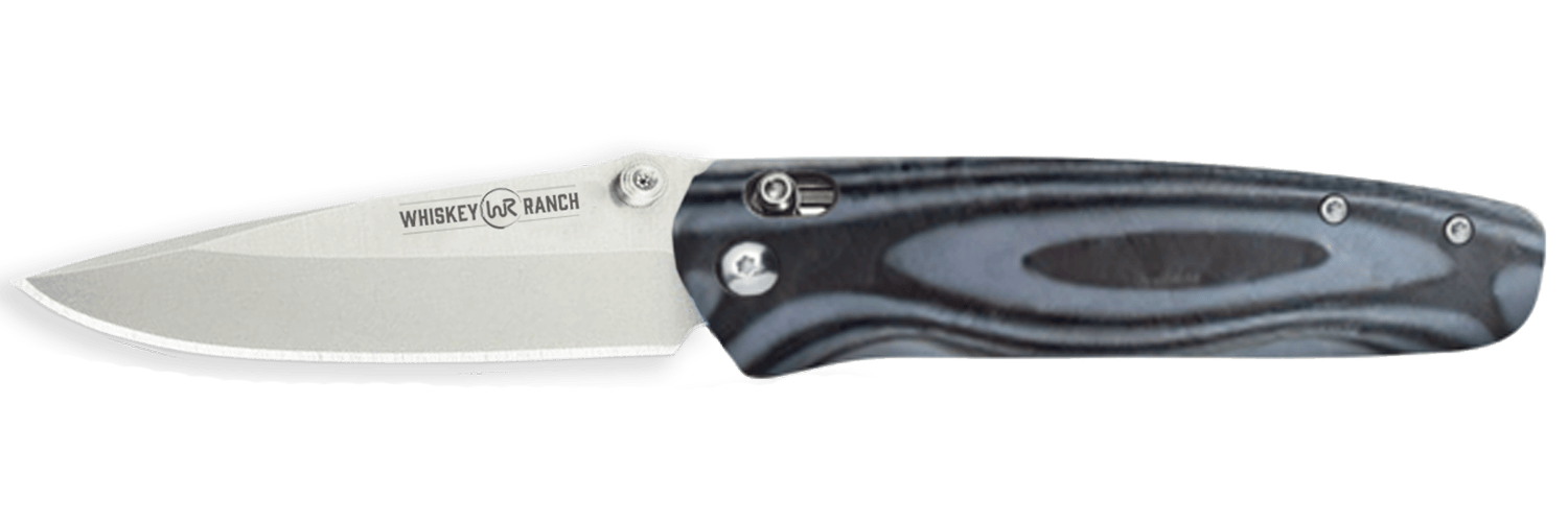 Whiskey Bent Knife ~ Catch Pin Lock ~ Squall - Henderson's Western Store