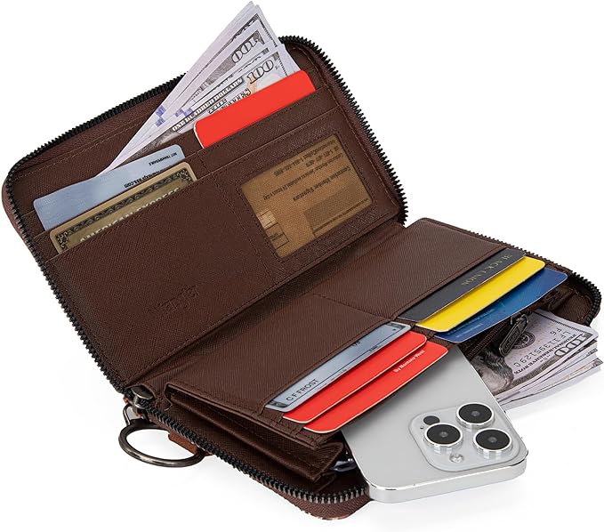 Wrangler Southwest Wallet ~ Coffee - Henderson's Western Store