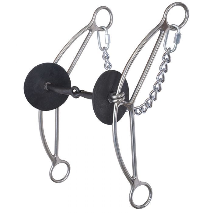 Josey Banana Long Shank Gag Bits reinsman