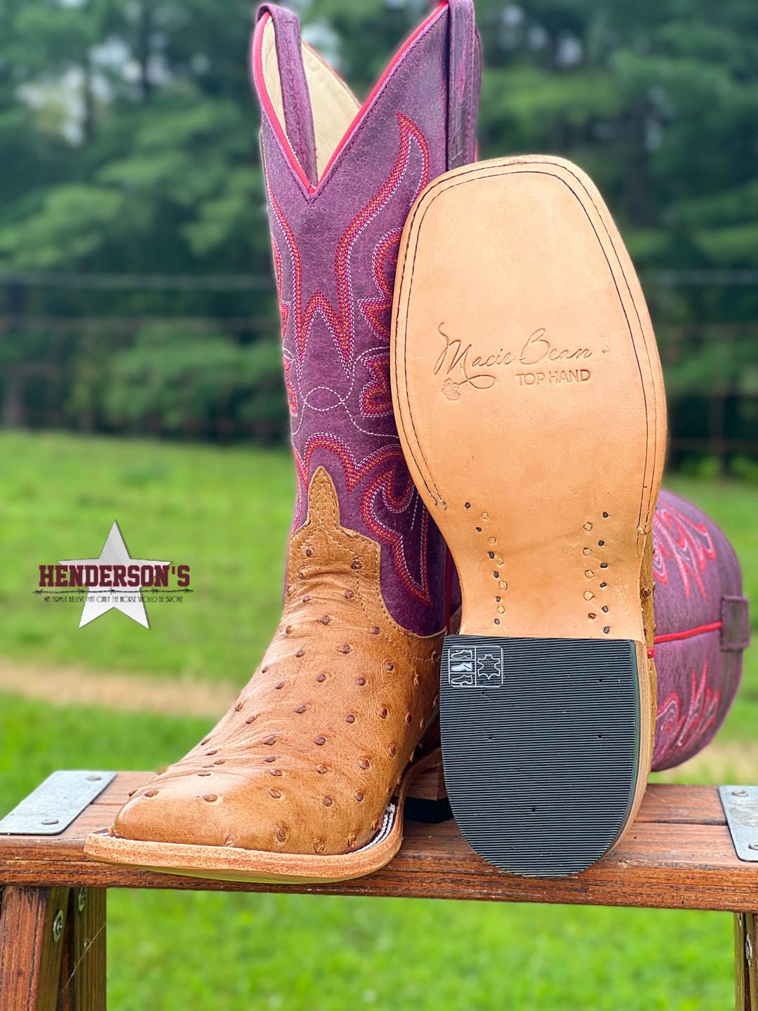 Antique Saddle FQ Boots by Macie Bean - Henderson's Western Store