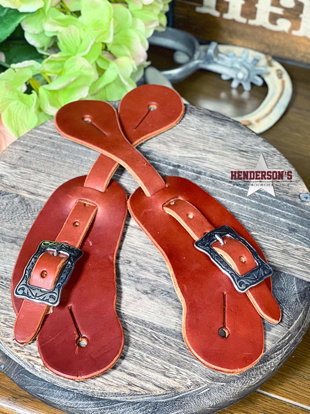 Buckaroo Latigo Leather Spur Strap - Henderson's Western Store