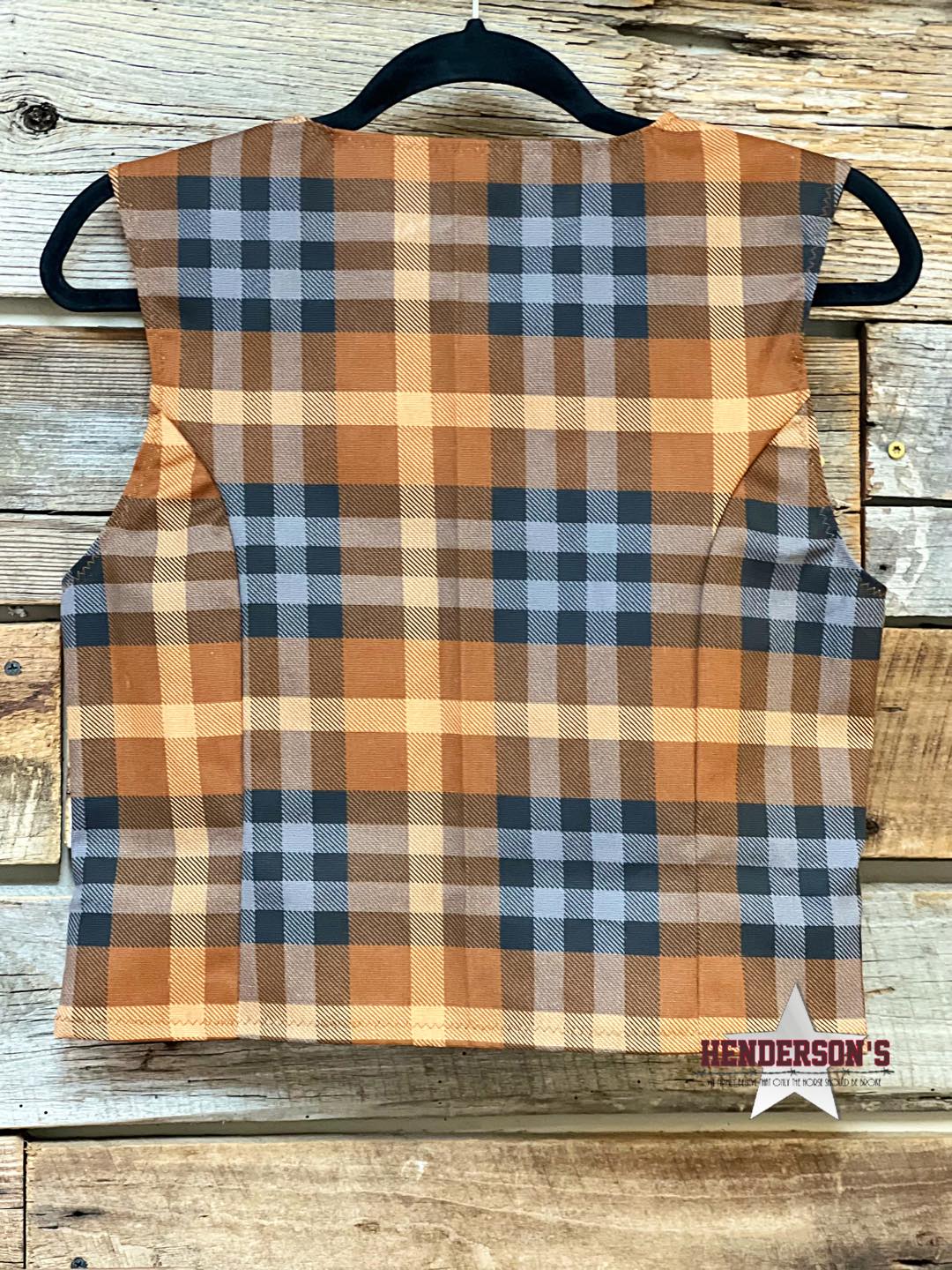 Brown Plaid Buckle Crop - Henderson's Western Store
