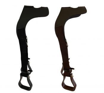 Buddy Stirrups ~ Leather Over Horn Saddle Accessories Henderson's Western Store   