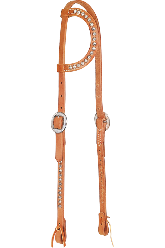 Spotted Sliding Ear Headstall Headstalls SCHUTZ BROTHERS