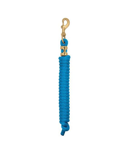 10' Poly Lead ~ Solids leads Henderson's Western Store Blue