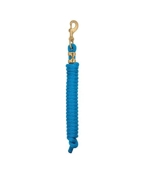 10' Poly Lead ~ Solids leads Henderson's Western Store Blue