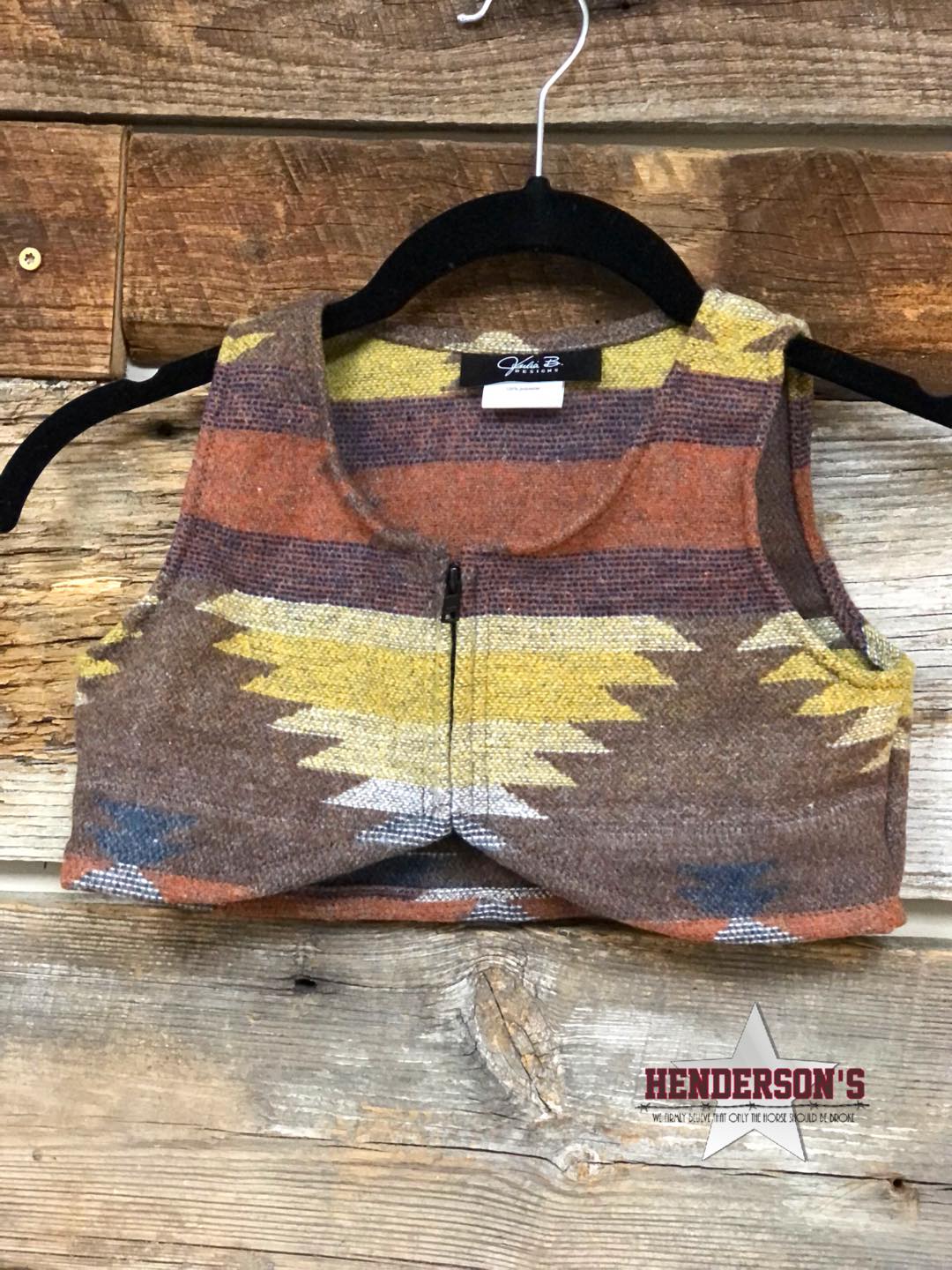 Wool Youth "Mini" Bolero ~ Brown - Henderson's Western Store