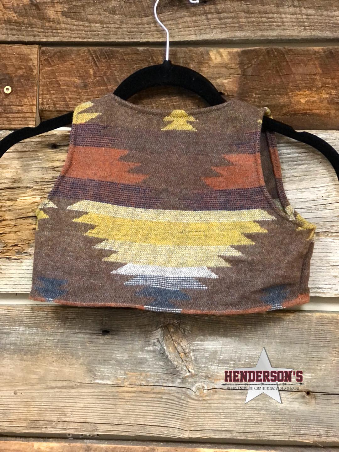 Wool Youth "Mini" Bolero ~ Brown - Henderson's Western Store
