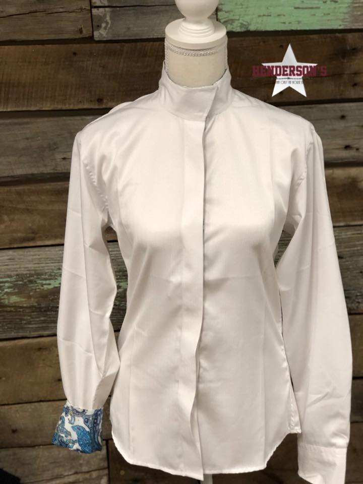 Herringbone Coolmax Wrap Collar Show Shirt Royal Highness