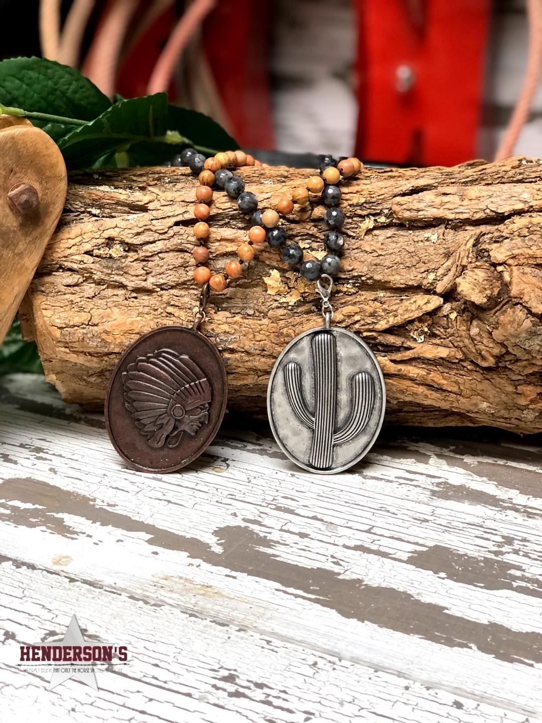 Medallion Necklace Jewelry Cowgirl Junk Co.