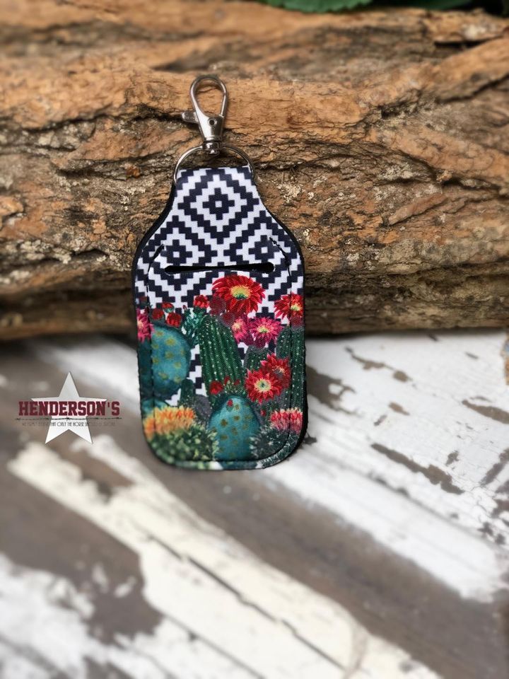Hand Sanitizer Holder ~ Cactus Accessories Cowgirl Junk Co. Navajo Cactus