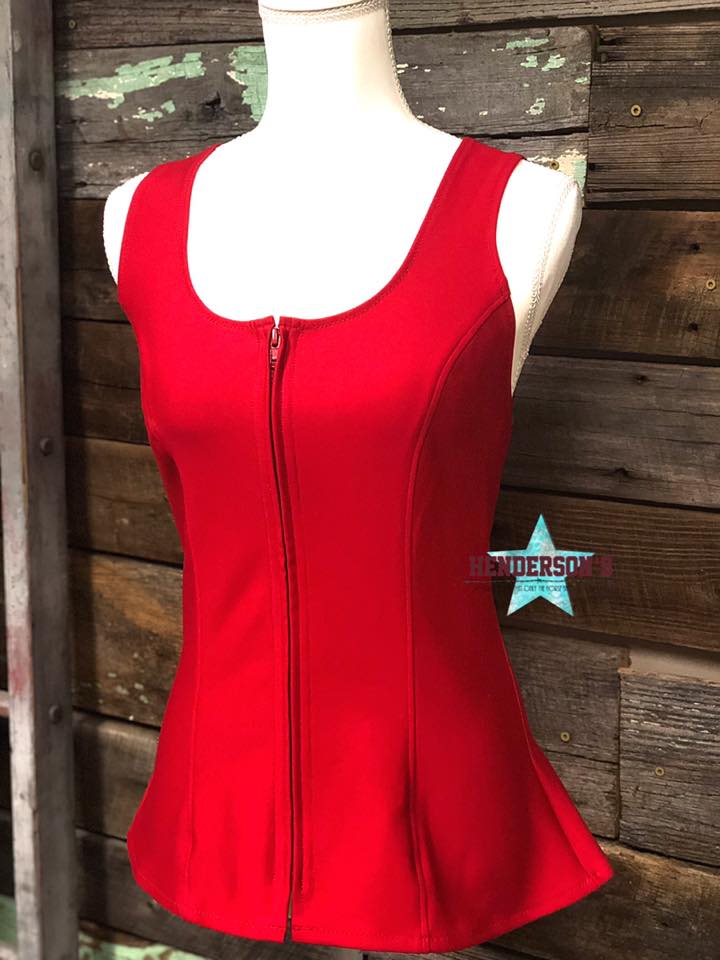 DIY Ultimate Vest ~ Black Red Royal & Navy vest Cowgirl Junk Red Small