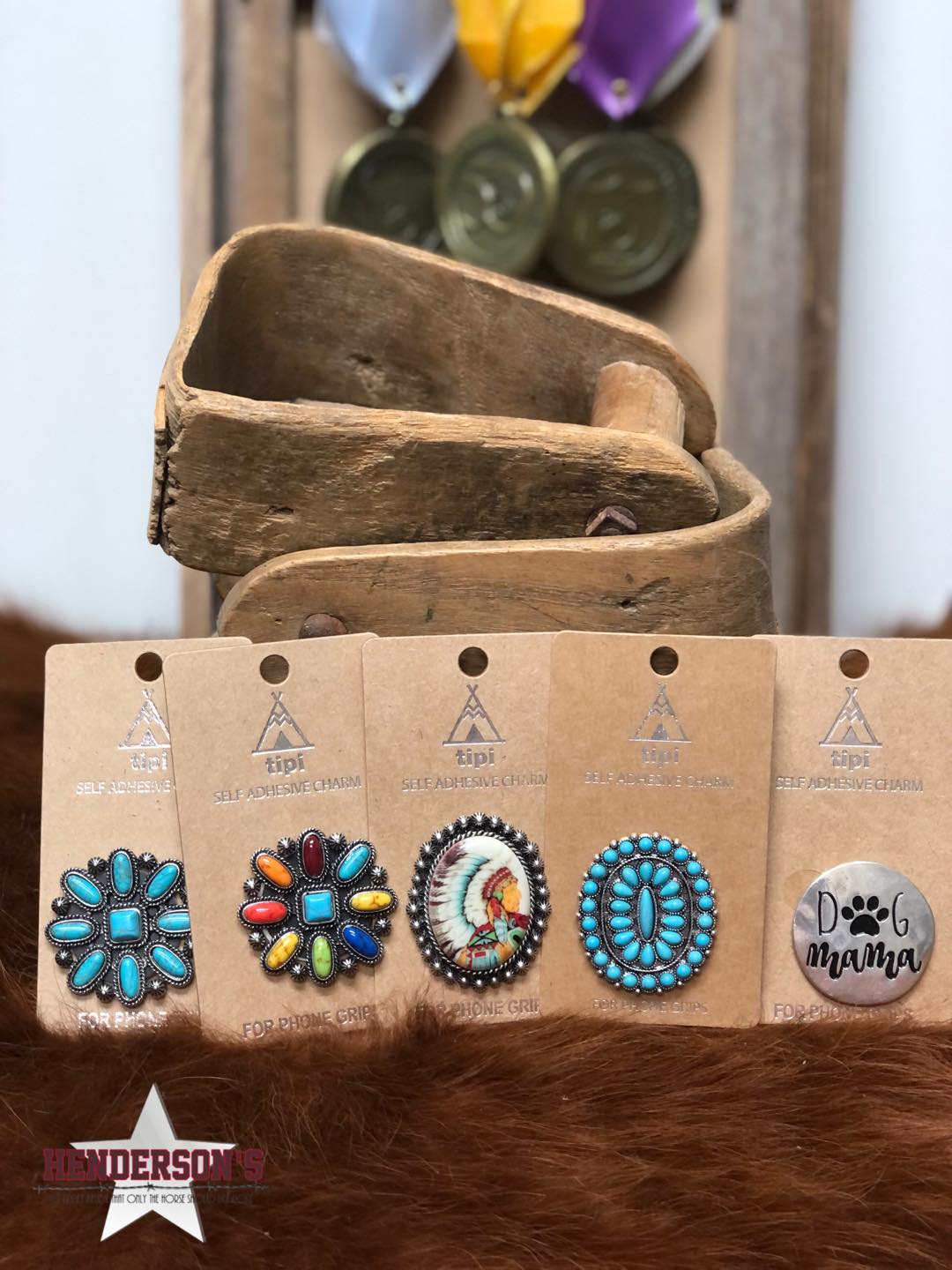 Tech Charm ~ Western Concho Accessories Henderson's Western Store