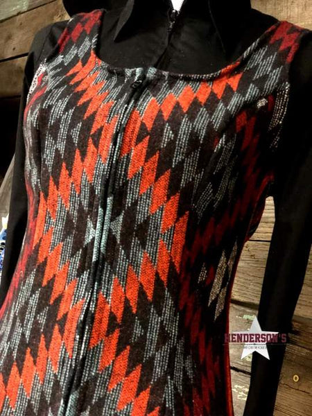 Wool Aztec Vests for Ranch Riding!
