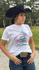 Sprinting Cowgirl Tee by Wrangler - Henderson's Western Store