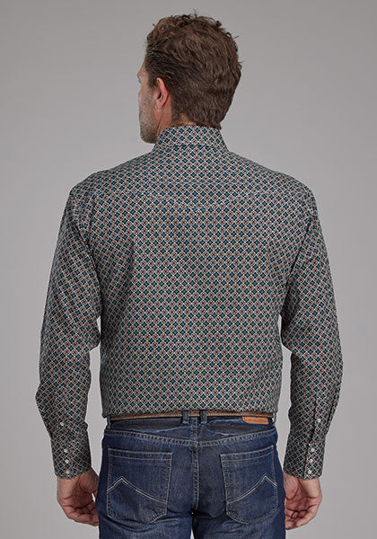 Acorn Foulard Shirt by Roper - Henderson's Western Store