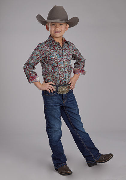 Boy's Orchard Paisley by Roper - Henderson's Western Store