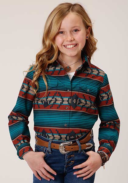 Girl's Western Aztec by Roper - Henderson's Western Store