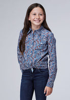Girl's Blue River Paisley by Roper - Henderson's Western Store