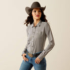 Kirby Pro Shirt by Ariat ~ Striped - Henderson's Western Store