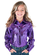 Foil Metallic Pullover Button Up - Henderson's Western Store