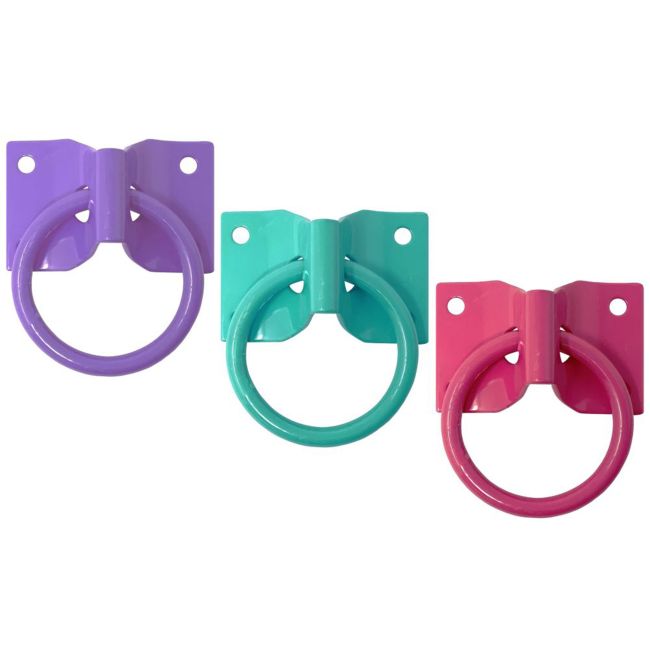 Cross tie Ring W/Plate ~ Colored - Henderson's Western Store