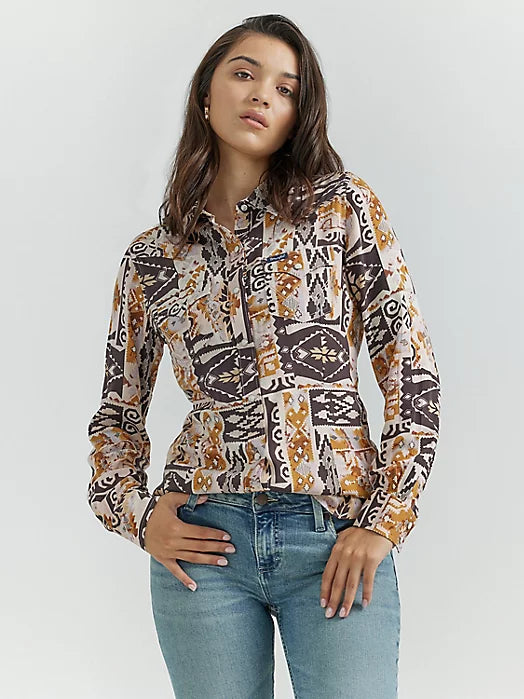 Ladies Wrangler Retro Punchy Shirt - Henderson's Western Store