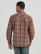 Men's Wrangler Retro Plaid ~ Brown - Henderson's Western Store