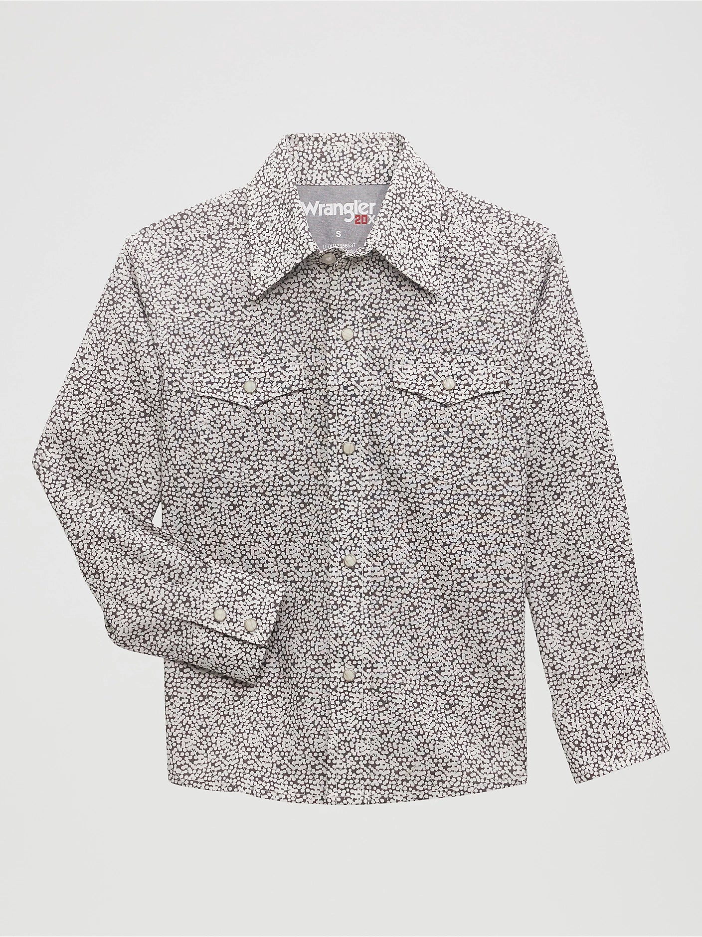Boy's Wrangler 20X Shirt ~ Gray Orb - Henderson's Western Store