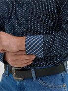 George Strait Shirt by Wrangler ~ Navy - Henderson's Western Store