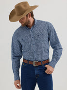 George Strait Shirt by Wrangler ~ Navy - Henderson's Western Store
