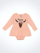 Wrangler Baby Skirted Bodysuit ~ Coral - Henderson's Western Store