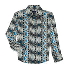 Boy's Wrangler Checotah Shirt ~ Gray - Henderson's Western Store