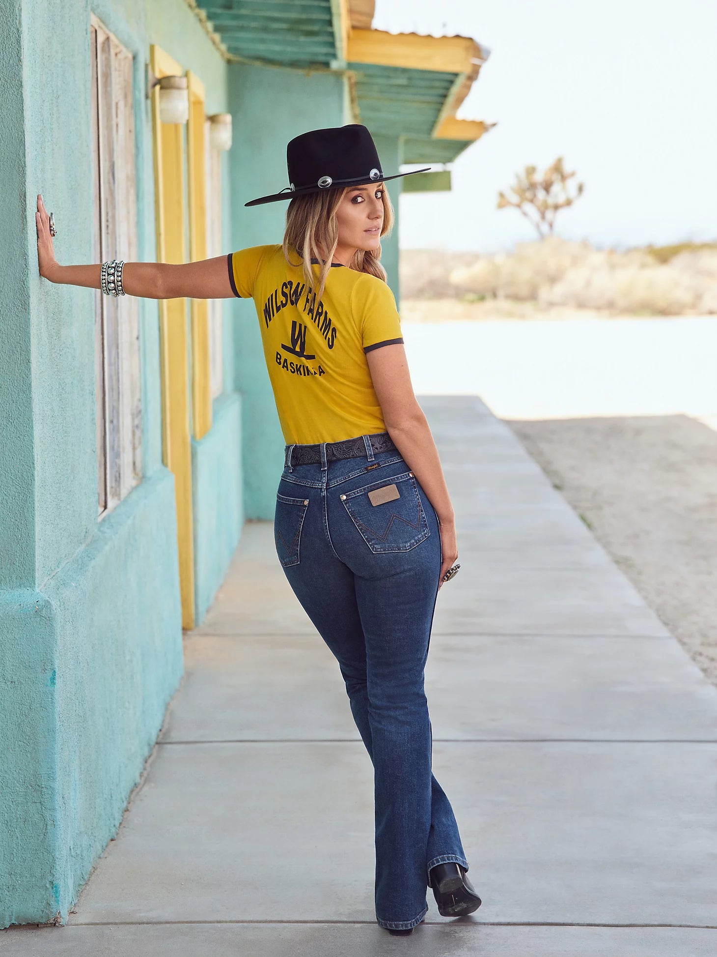 Lainey Wilson Wilson Farm Tee by Wrangler X - Henderson's Western Store