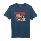Men's Wrangler Tee ~ Gibraltar Sea Heather - Henderson's Western Store