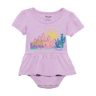 Wrangler Baby Skirted Bodysuit ~ Purple - Henderson's Western Store
