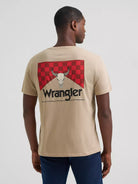 Wrangler Bull Checkerboard Tee - Henderson's Western Store