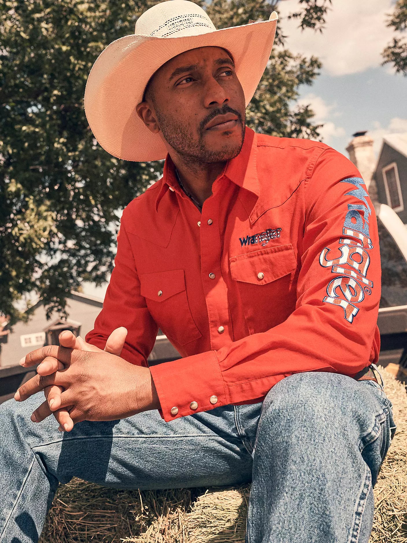Wrangler® Logo Western Shirt - Henderson's Western Store