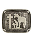 M & F WESTERN Belt Buckle