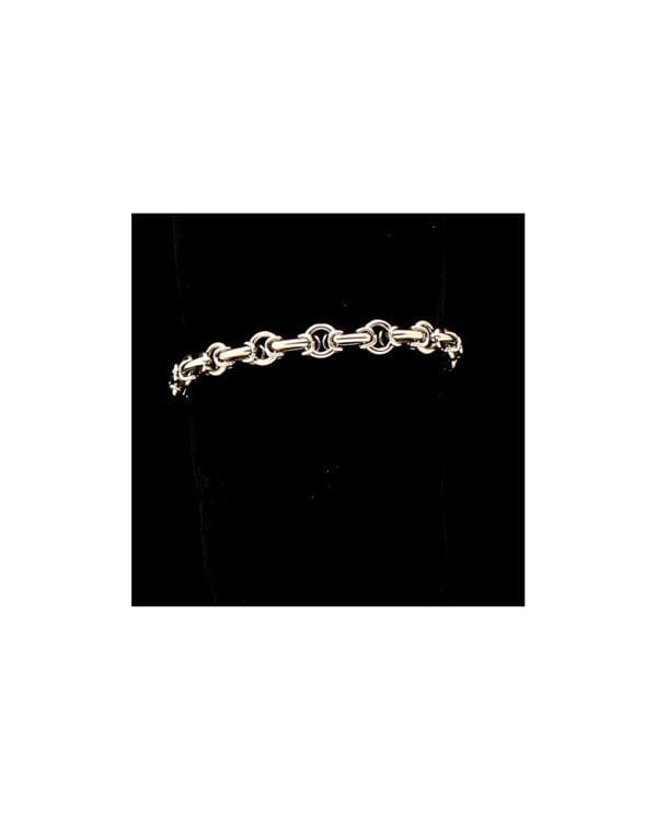 Silver Strike Bracelet ~ Round Link - Henderson's Western Store