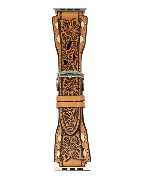 Western Leather Watch Band ~ Buckstitch - Henderson's Western Store