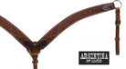 Argentina Cow Tooled Leather Breast Collar - Henderson's Western Store