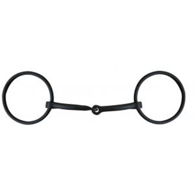 Black Steel Loose Ring Snaffle - Henderson's Western Store