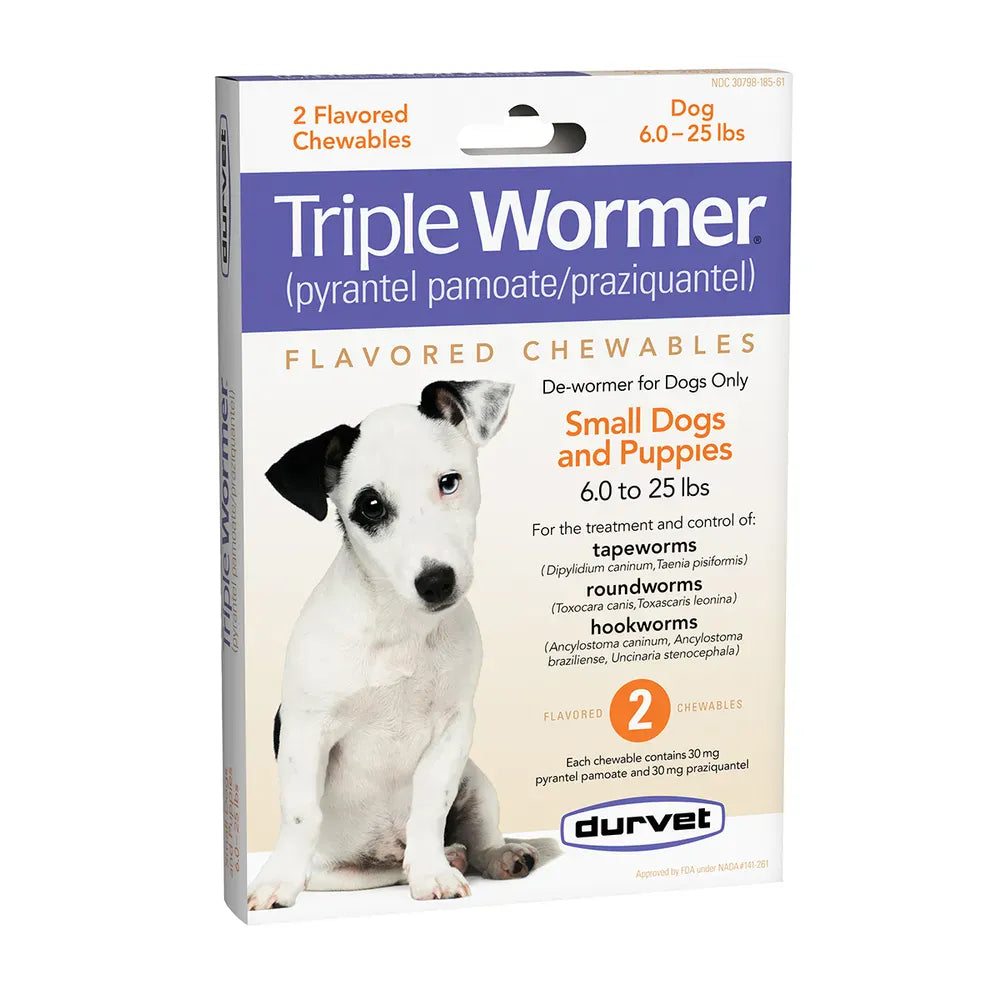 Durvet Triple Wormer Dog Dewormer - Henderson's Western Store