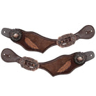Raven Hide Spur Straps - Henderson's Western Store