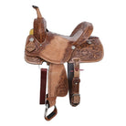Double T Exotic Golden Gator Barrel Saddle - Henderson's Western Store