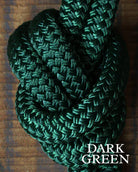 Timeless Collection Lead Ropes ~ Dk Green Snap - Henderson's Western Store
