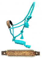 Mule Tape Halter ~ Tooled - Henderson's Western Store